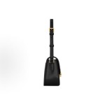 SAINT LAURENT YSL SOLFERINO letter LOgo lock opening and closing shoulder strap adjustable underarm bag, single shoulder bag, medium size, black